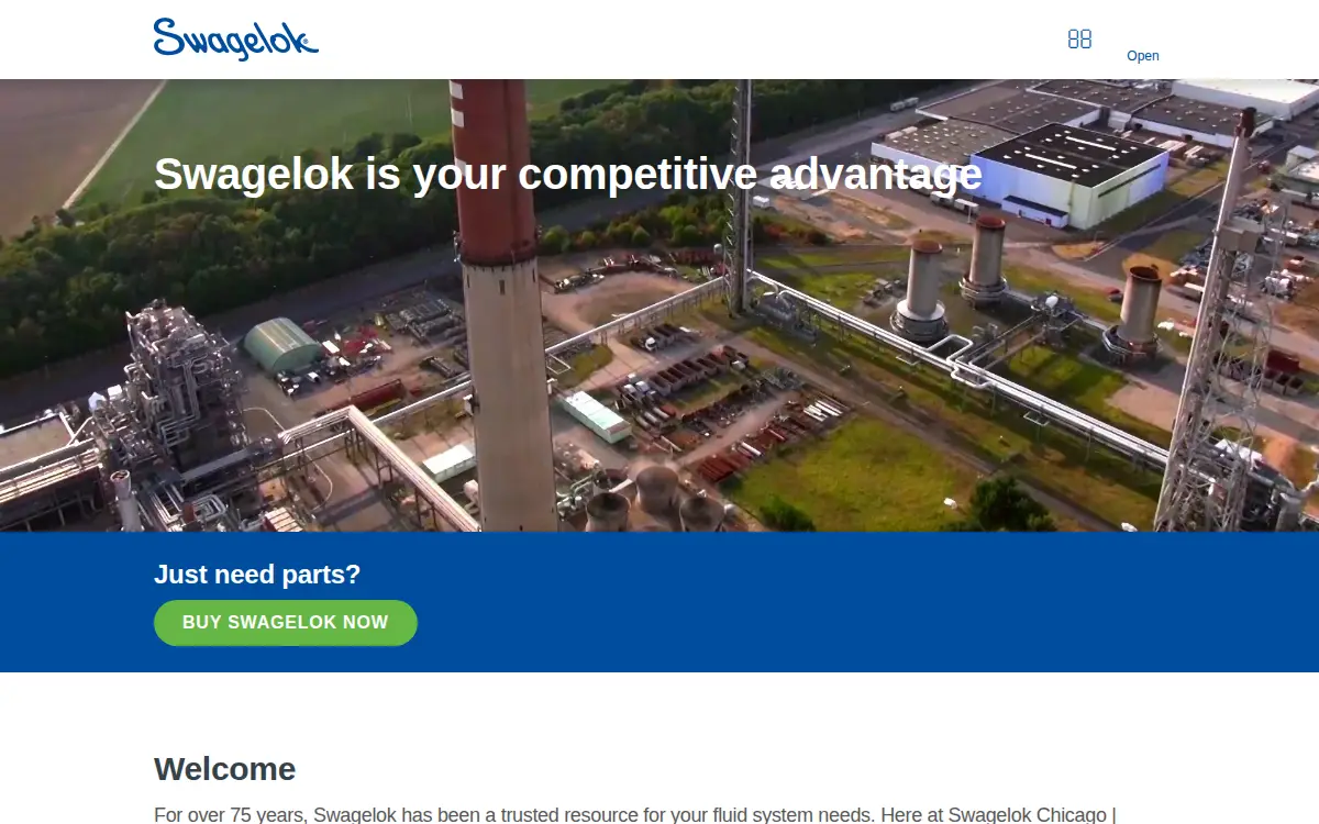 Homepage of Chicago Fluid System Technologies INC