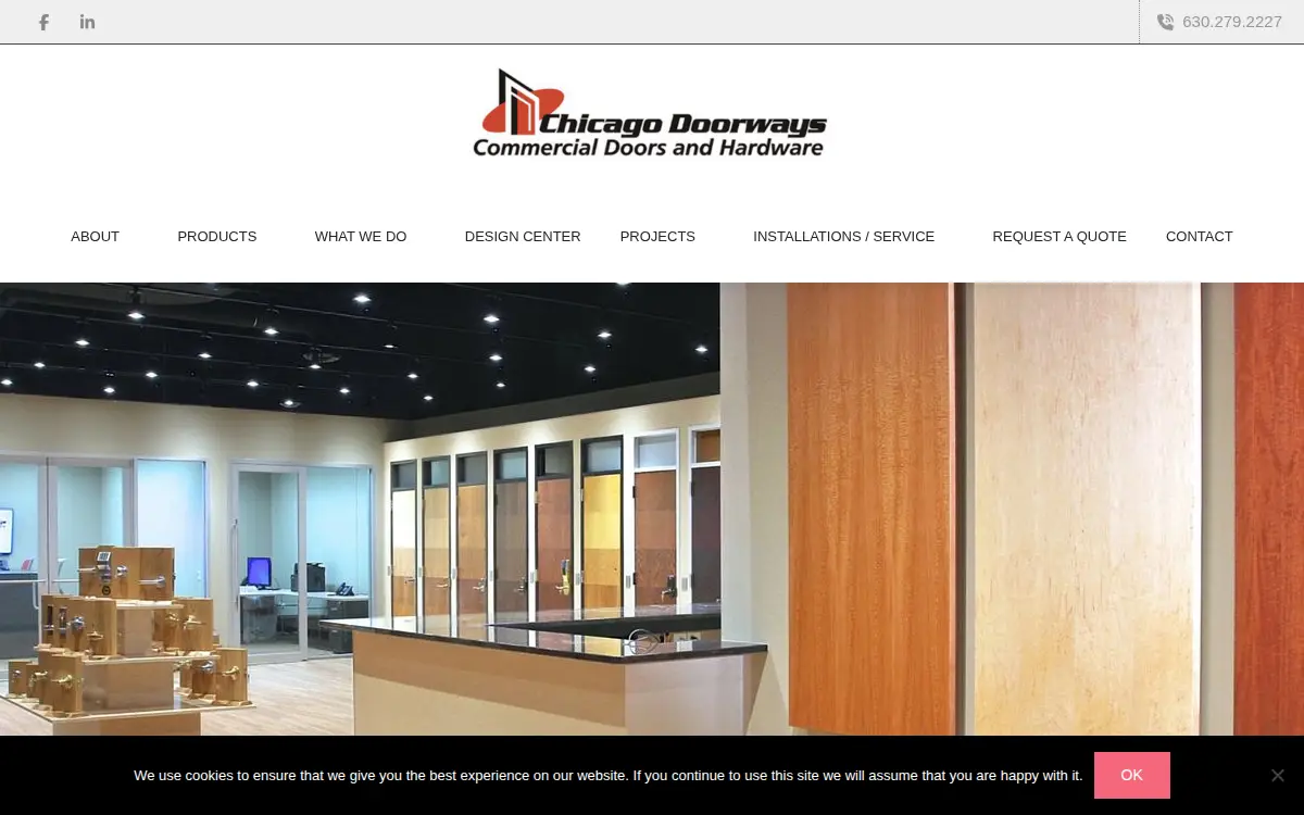 Homepage of Chicago Doorways LLC