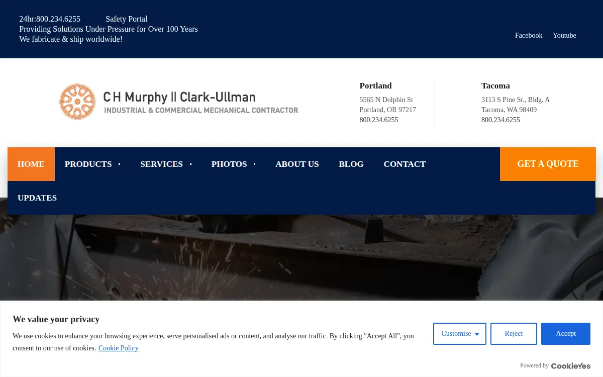 Homepage of Ch Murphy Clark Ullman INC
