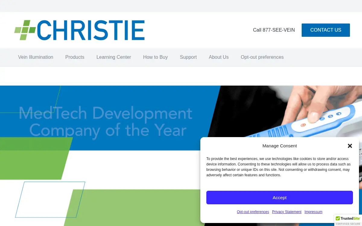 Homepage of Christie Medical Holdings, INC.