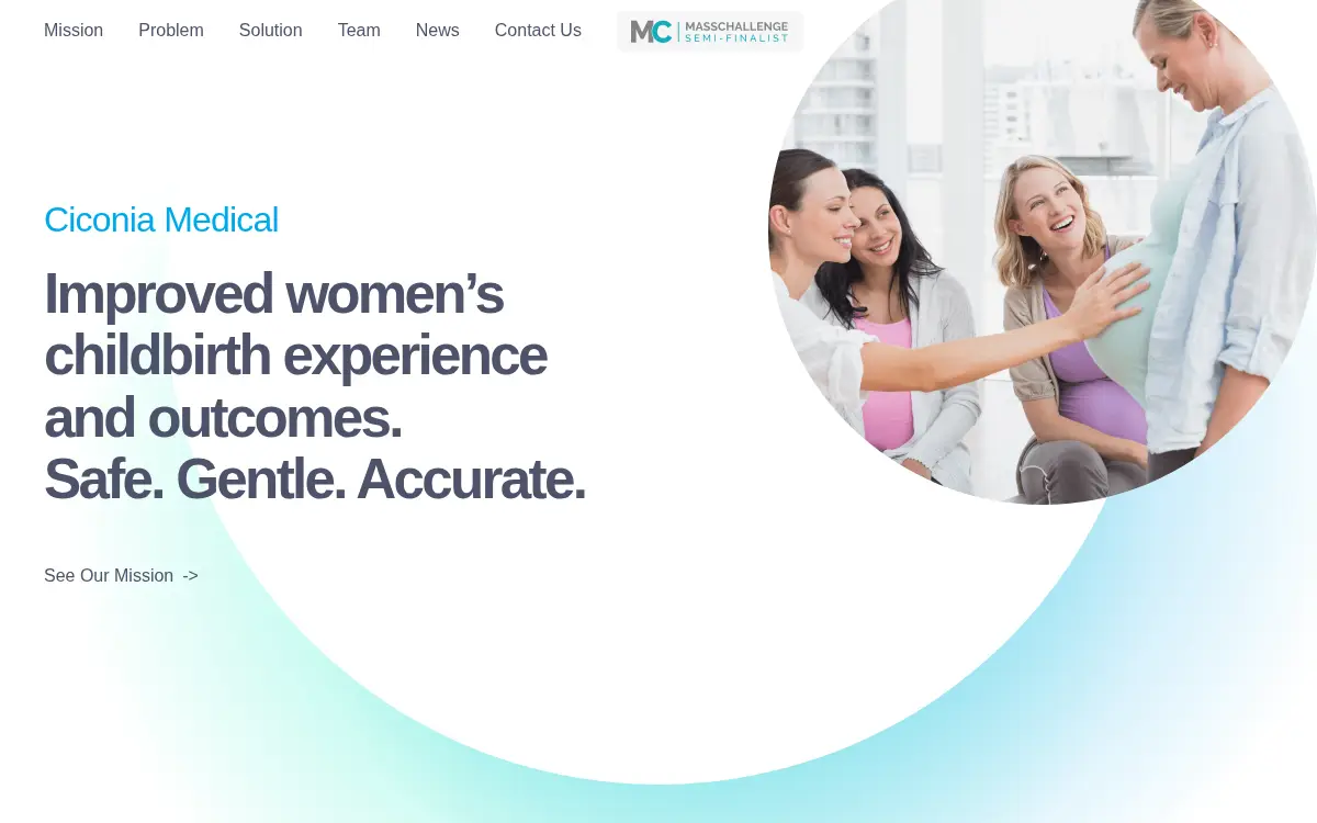 Homepage of Ciconia Medical INC