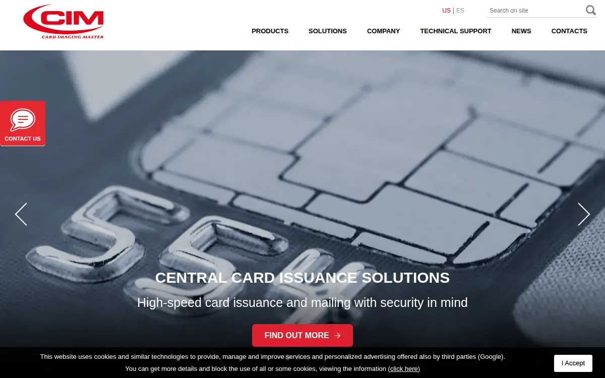 Homepage of Cim USA INC