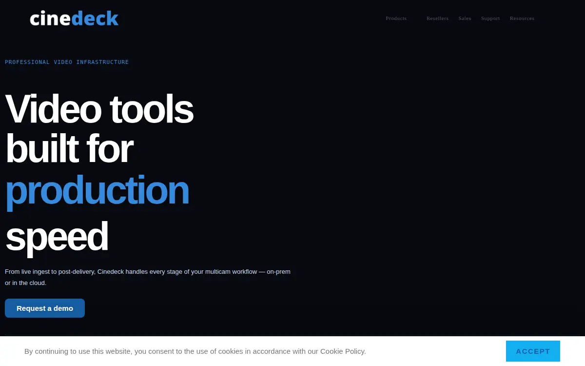 Homepage of Cinedesign Group LLC