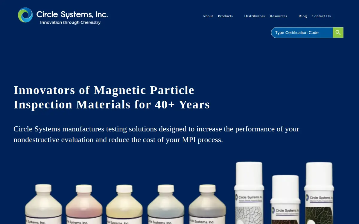 Homepage of Circle Systems INC