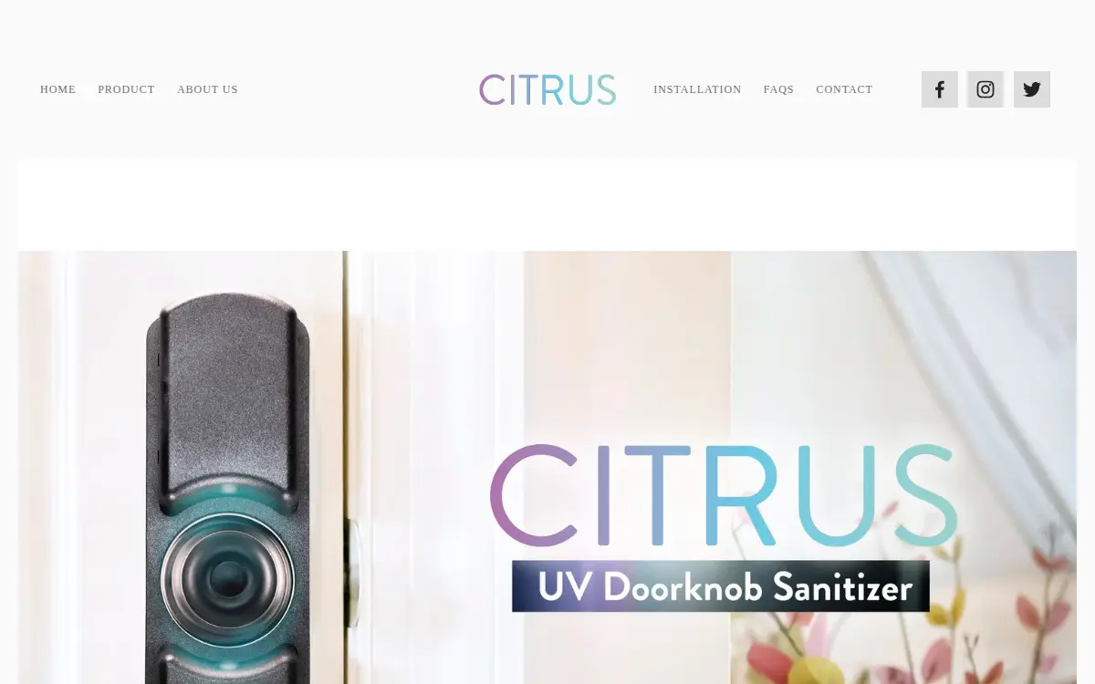 Homepage of Citrus Group LLC