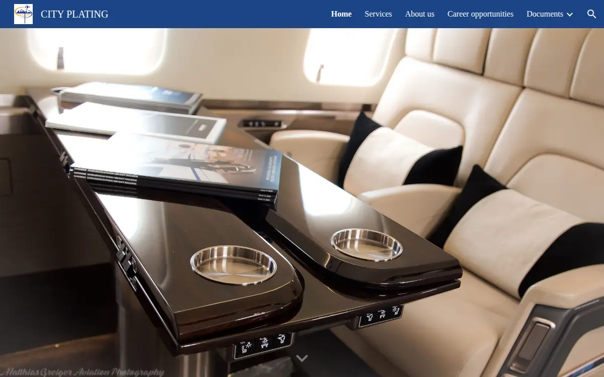 Homepage of City Plating & Metal Finishing LLC