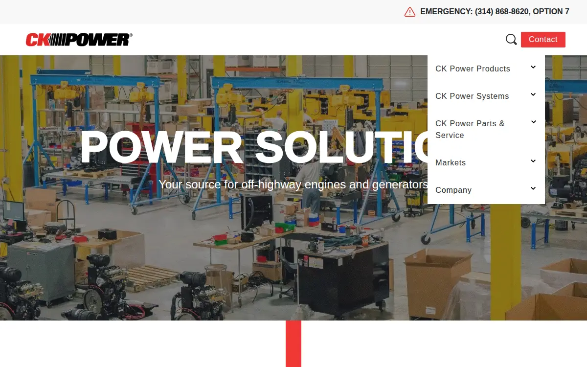 Homepage of Western Diesel Services, INC.