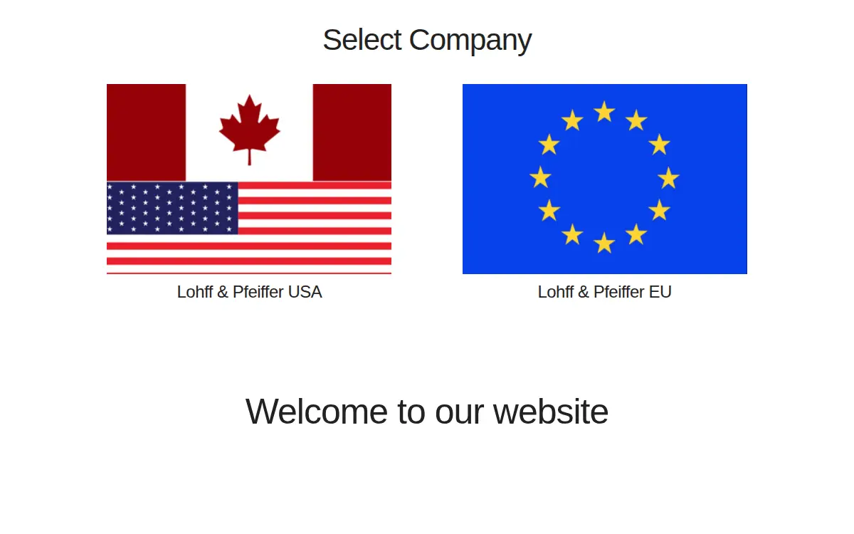 Homepage of Lohff & Pfeiffer Usa, LLC