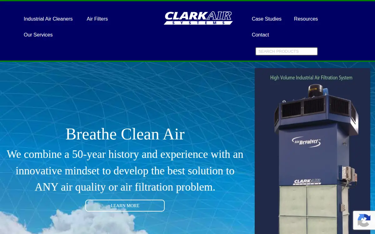 Homepage of Clark Air Conditioning Systems, INC.