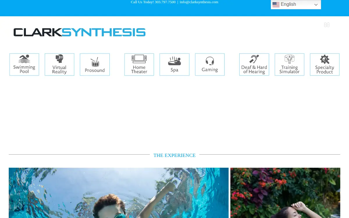 Homepage of Clark Synthesis, INC.