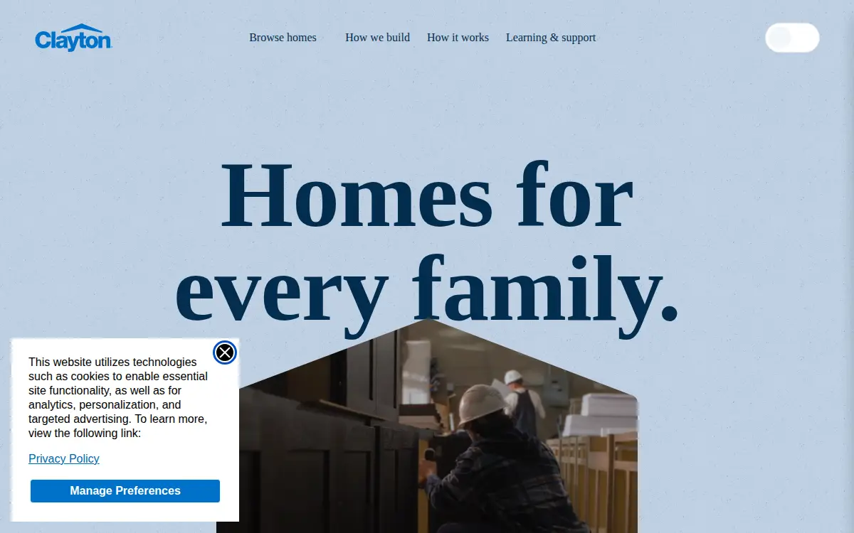 Homepage of Cmh Homes INC