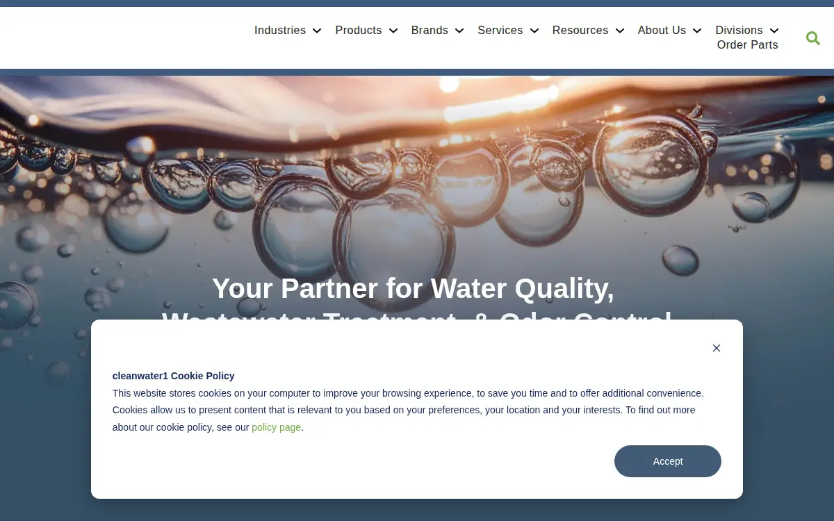 Homepage of Psi Water Technologies, INC.