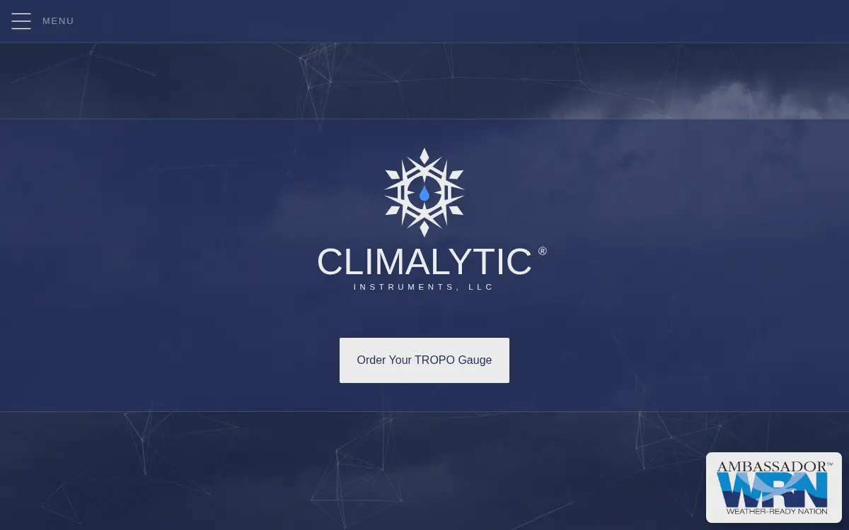 Homepage of Climalytic Instruments, LLC