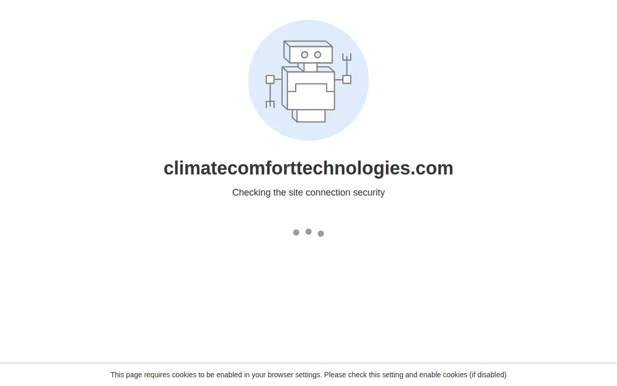 Homepage of Climate Comfort Technologies, INC.