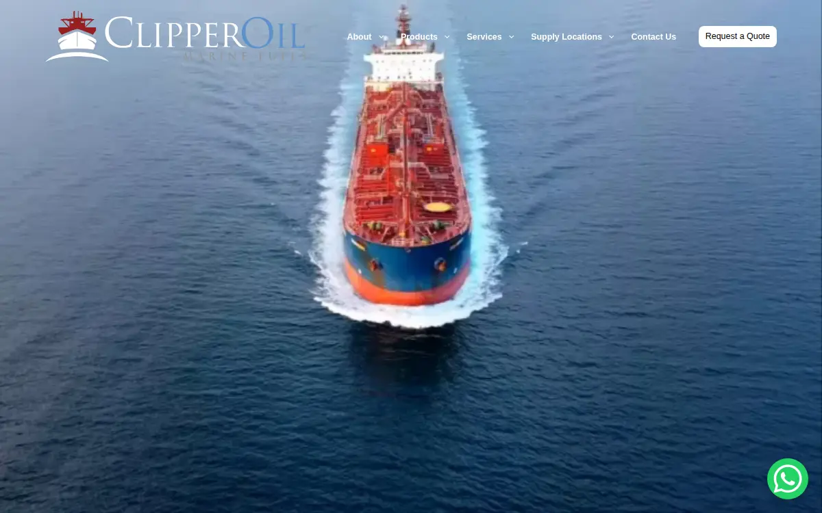 Homepage of Clipper Oil, INC.