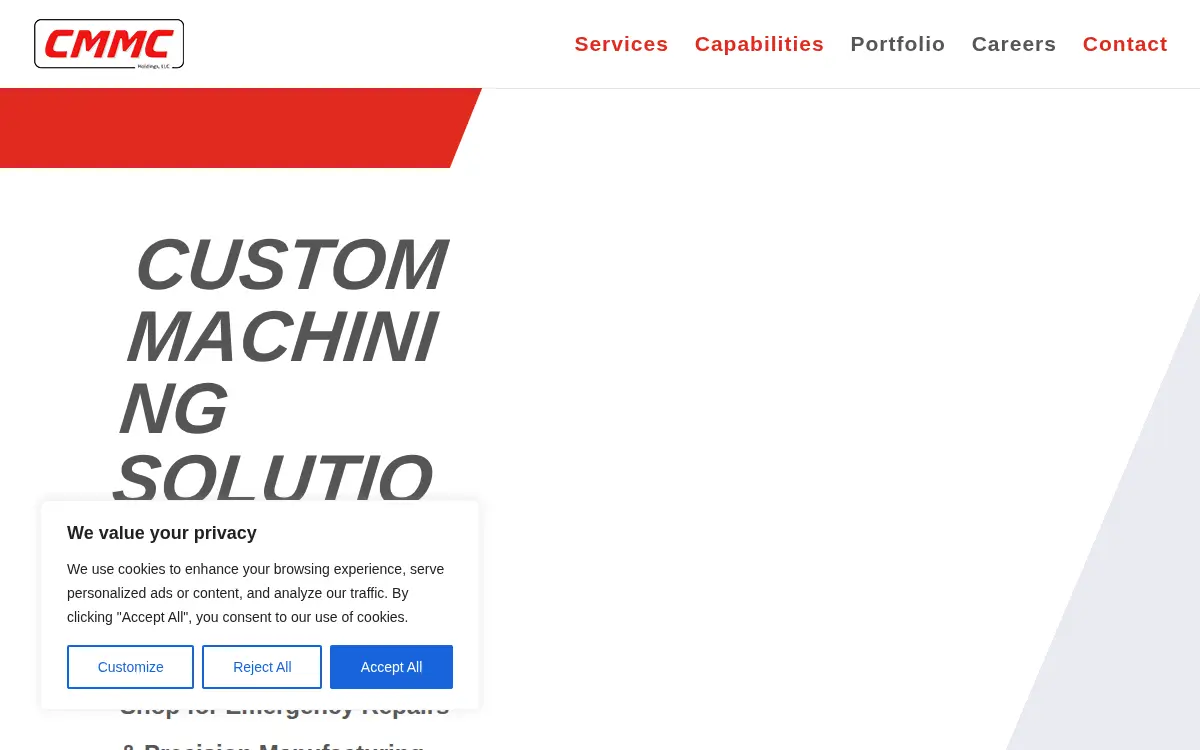 Homepage of Cmmc Holdings, LLC