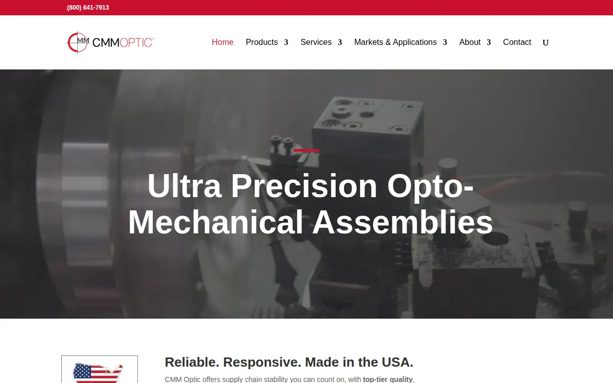 Homepage of Contour Metrological & Manufacturing, INC