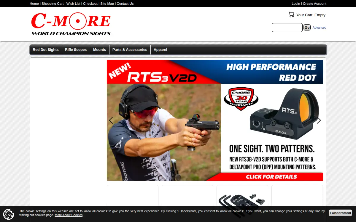 Homepage of C-more Systems, INC.