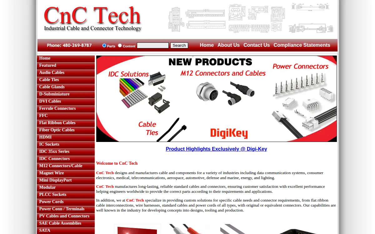 Homepage of Cnc Tech, LLC