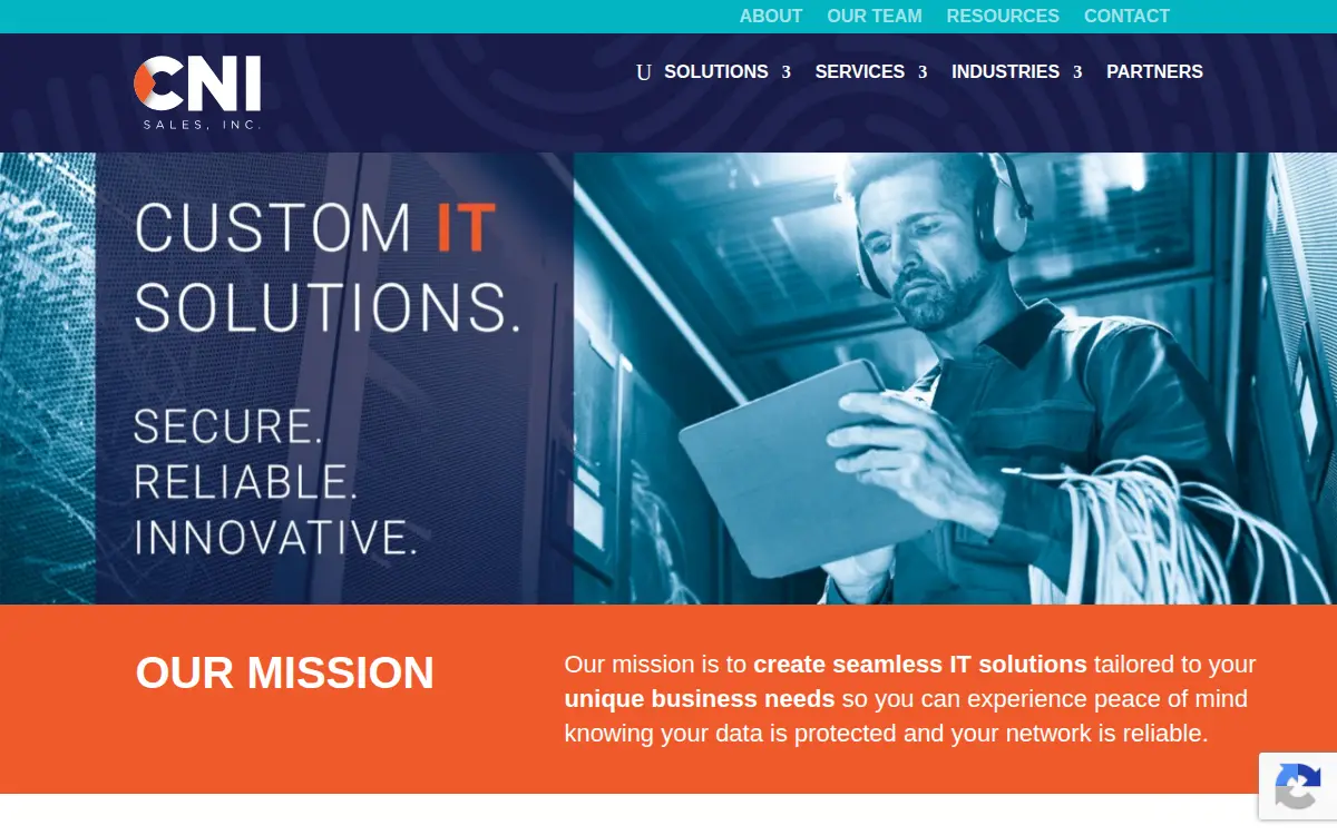 Homepage of Cni Sales, INC.