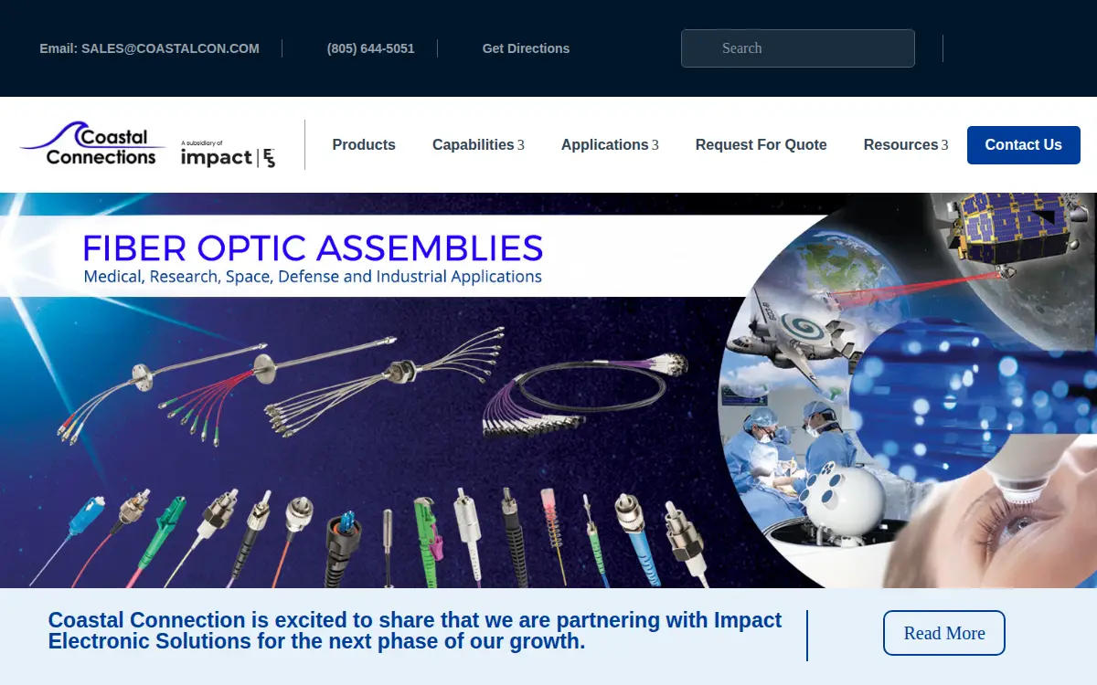 Homepage of Coastal Connections