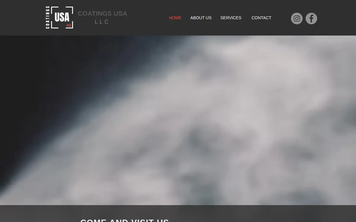 Homepage of Coatings USA LLC