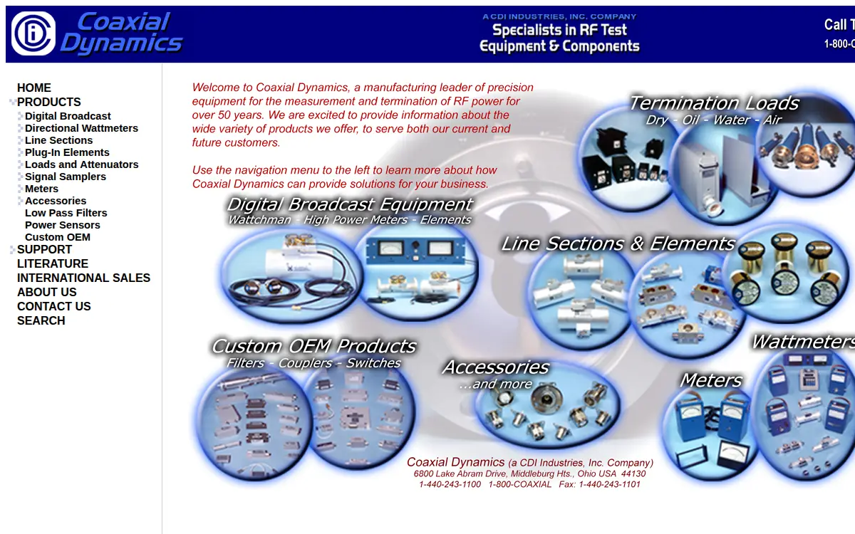 Homepage of Cdi Industries INC