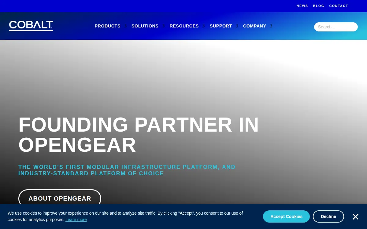 Homepage of Cobalt Digital, INC