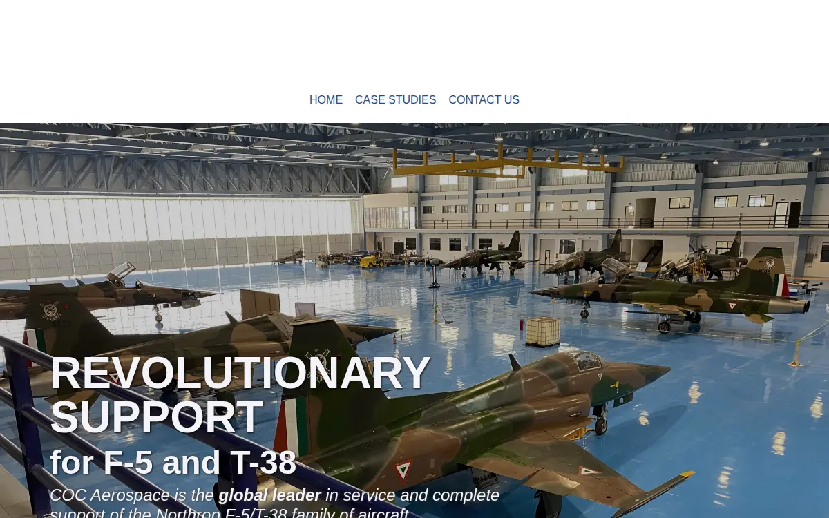 Homepage of Coc Aerospace INC