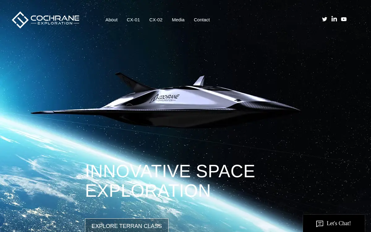 Homepage of Cochrane Exploration Technologies LLC