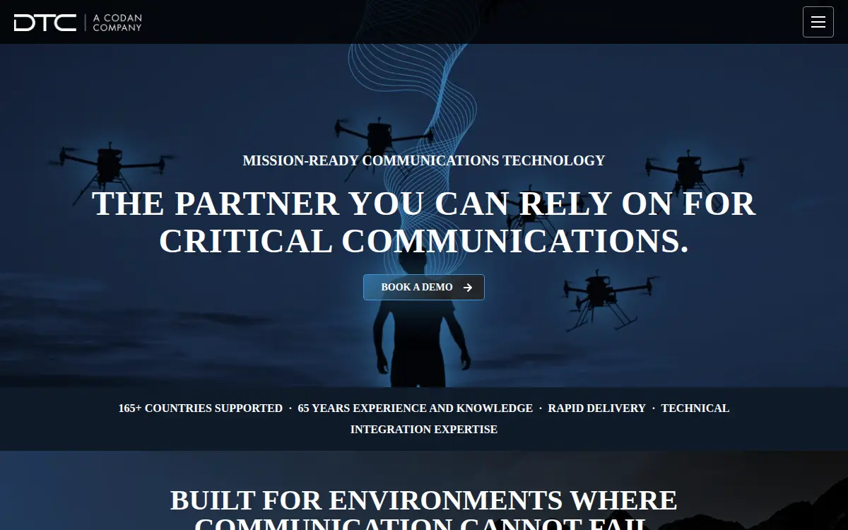 Homepage of Codan Us, INC.