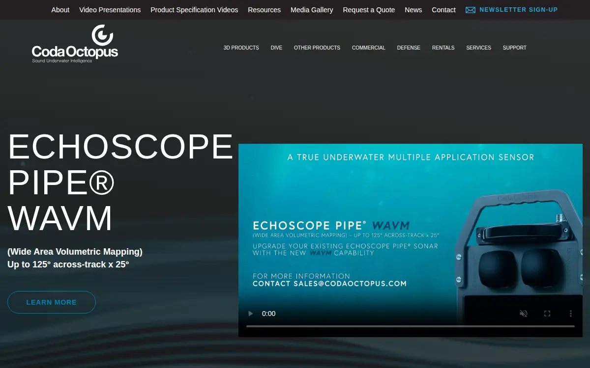 Homepage of Coda Octopus Products INC