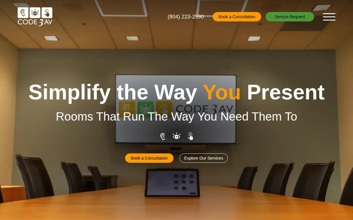 Homepage of Code 3 Av, INC.
