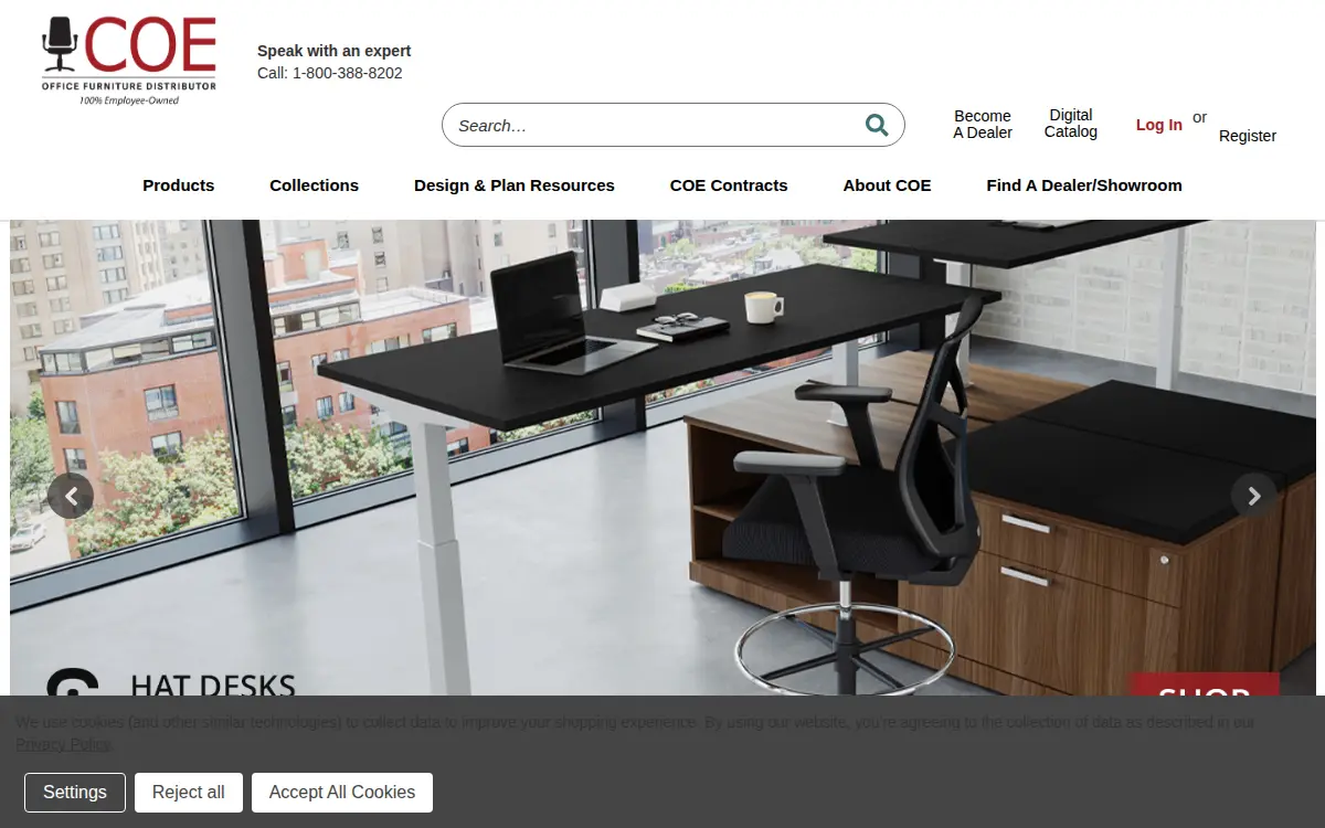 Homepage of Coe Distributing, INC.