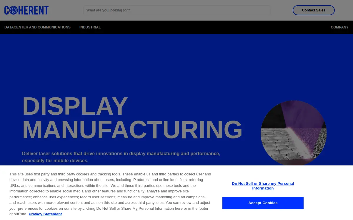 Homepage of Innovion LLC