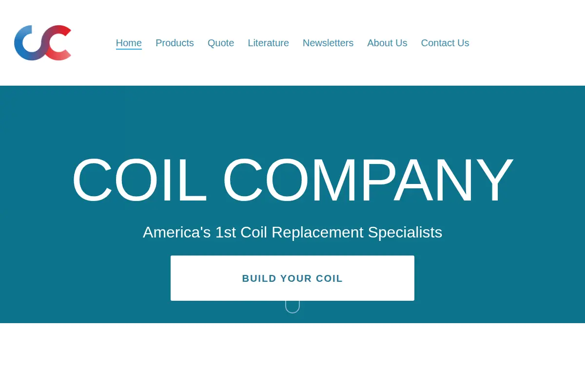 Homepage of Coil Company Heat Transfer LLC