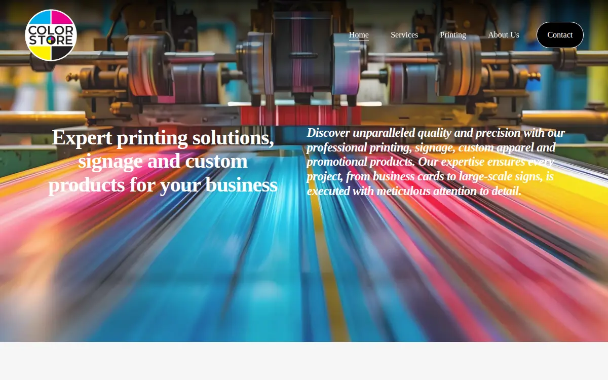 Homepage of Colorful Celebration LLC
