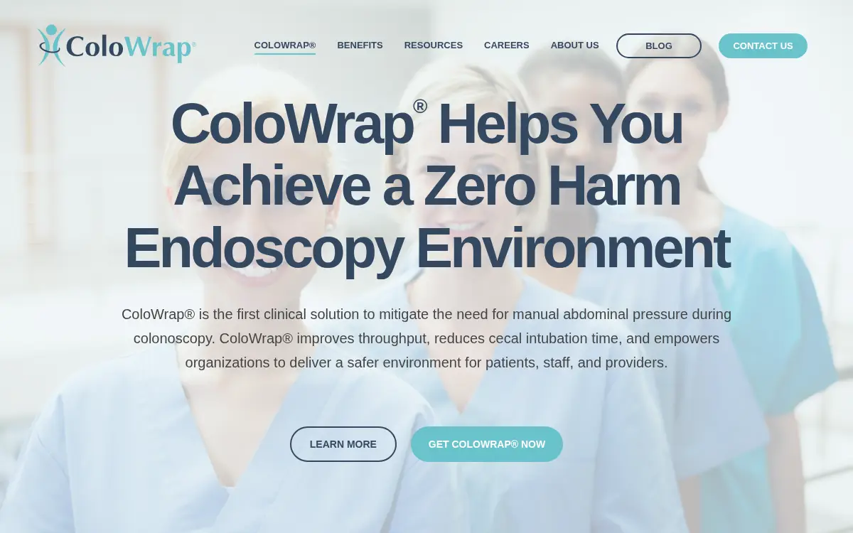 Homepage of Colowrap, INC.