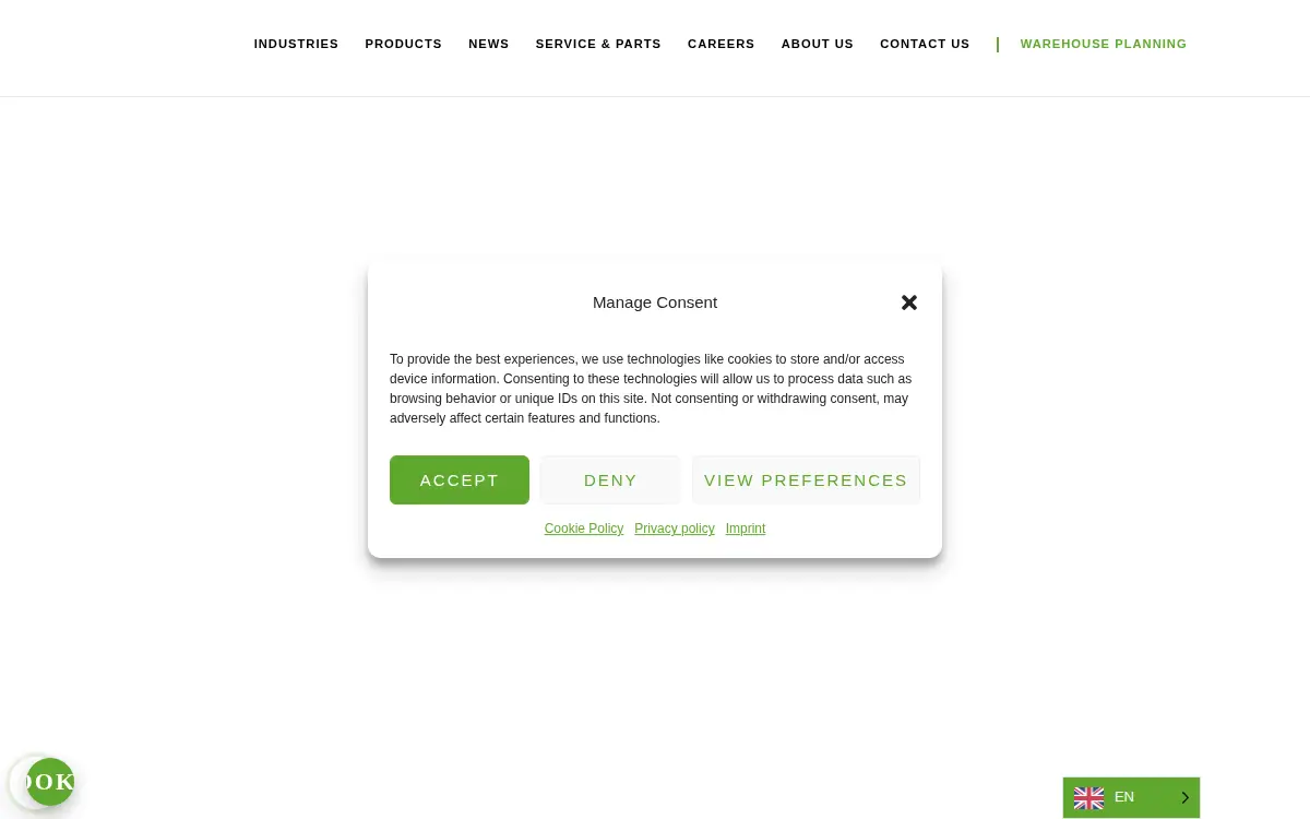 Homepage of Combilift USA LLC