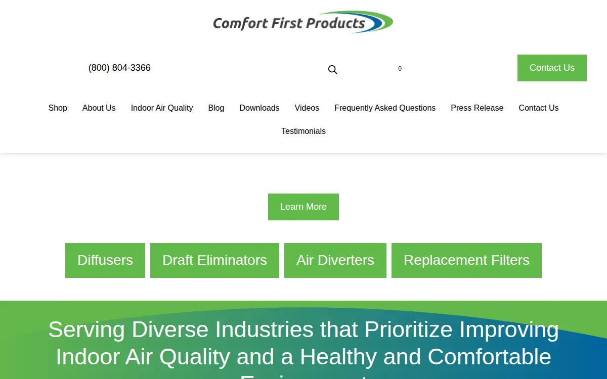 Homepage of International Diversified Marketing, INC.