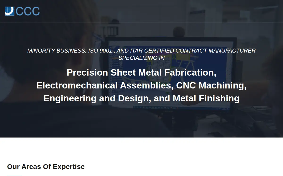 Homepage of Computer Components Corporation