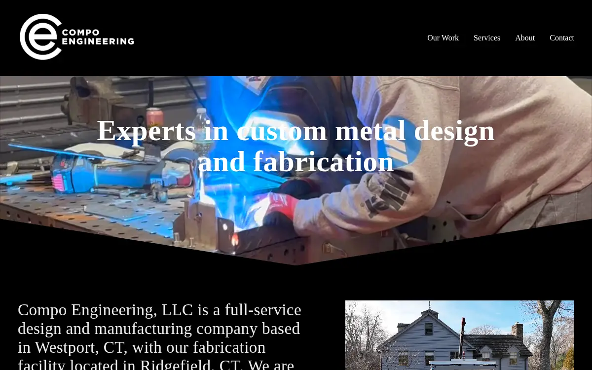 Homepage of Compo Engineering LLC