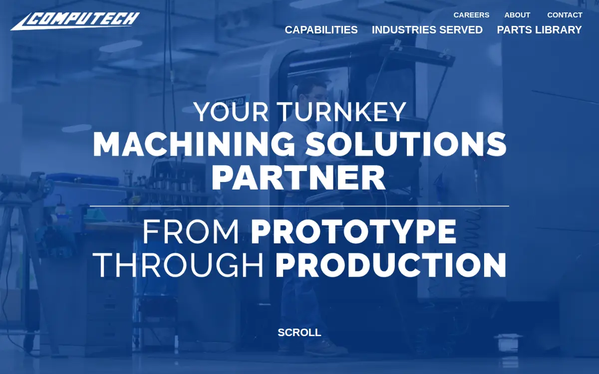 Homepage of Computech Manufacturing Company, INC.