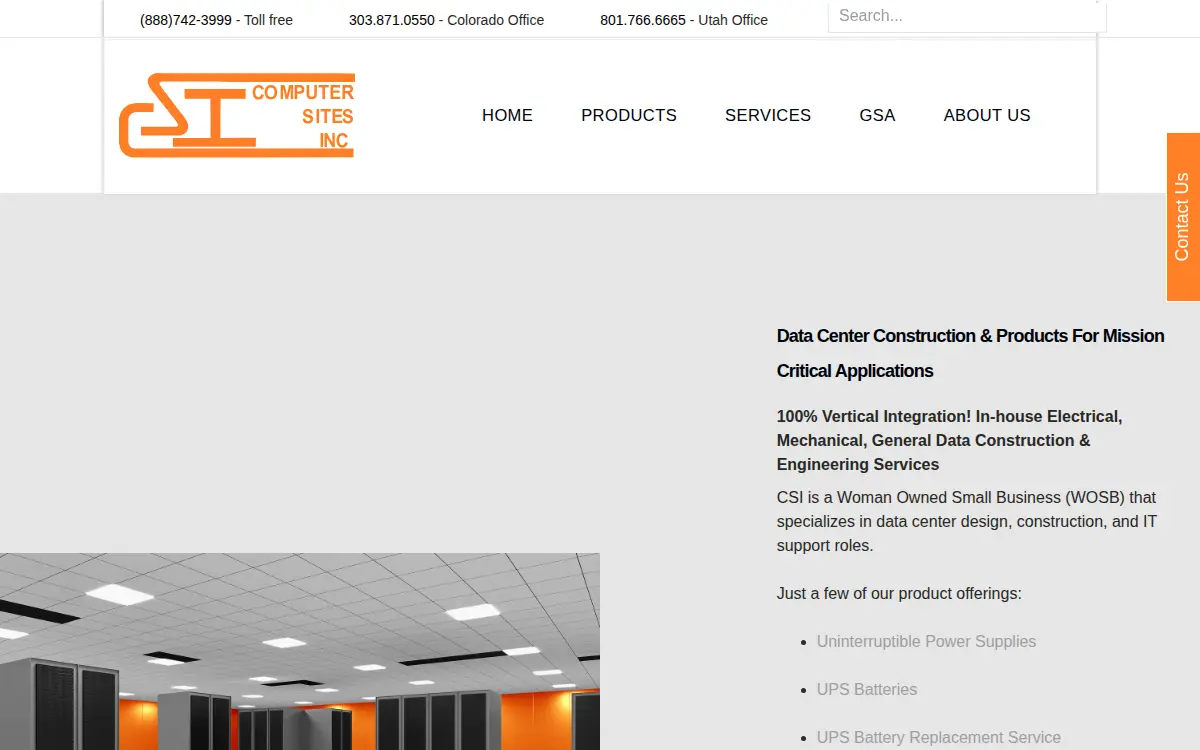 Homepage of Computer Sites INC