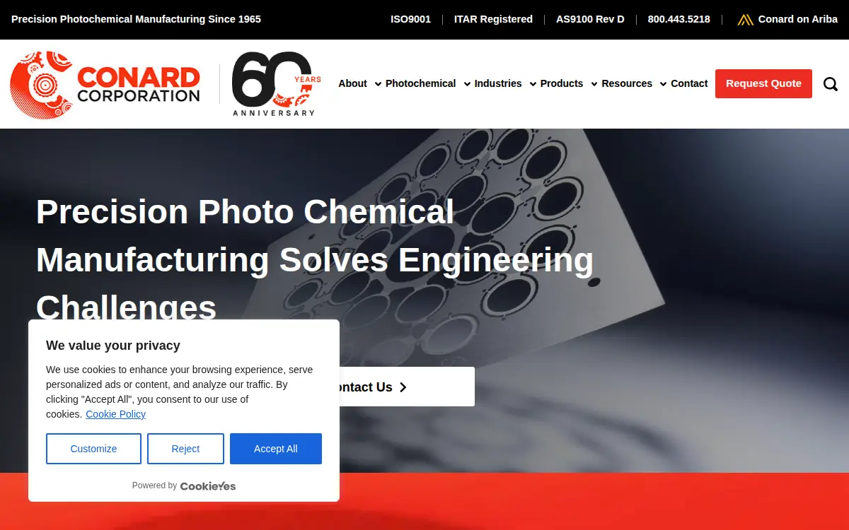 Homepage of The Conard Corporation
