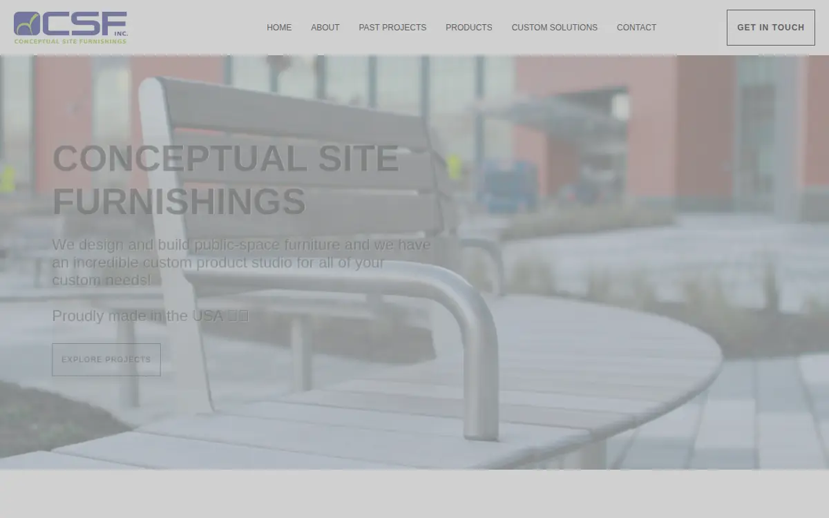 Homepage of Csf INC.