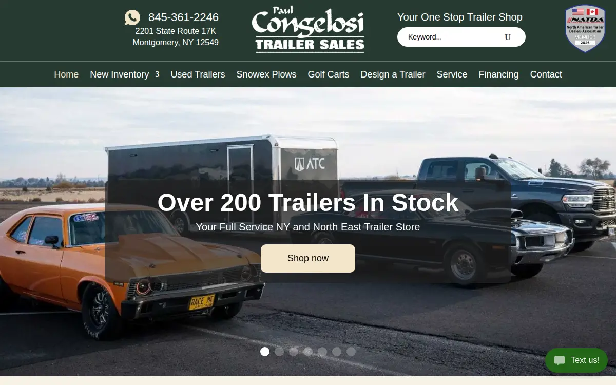 Homepage of Paul Congelosi Sales, INC.