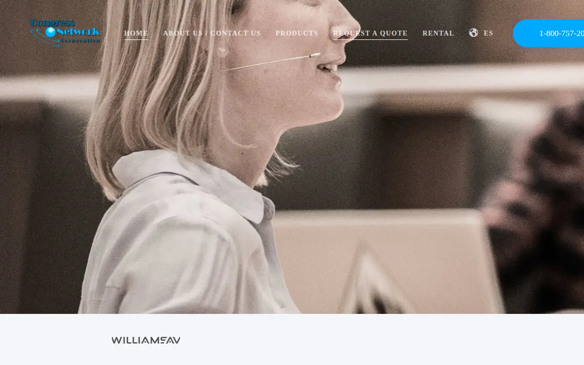 Homepage of Congress Network CORP