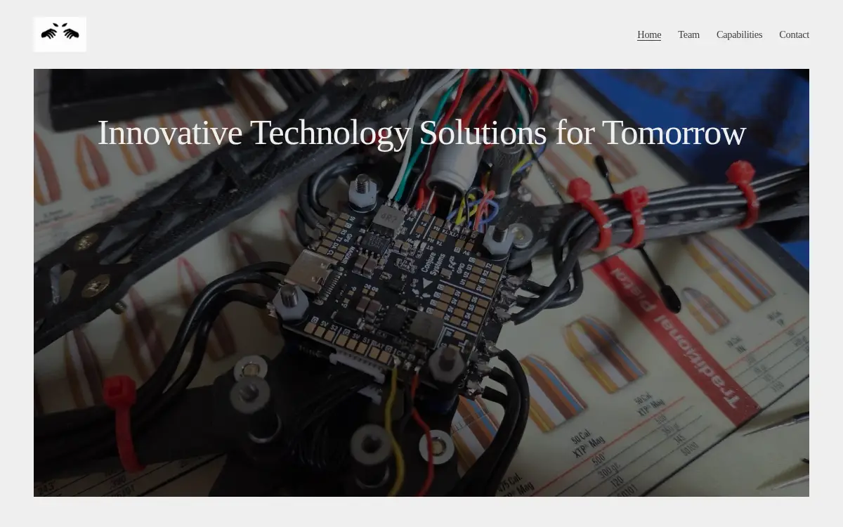 Homepage of Conjure Systems, LLC