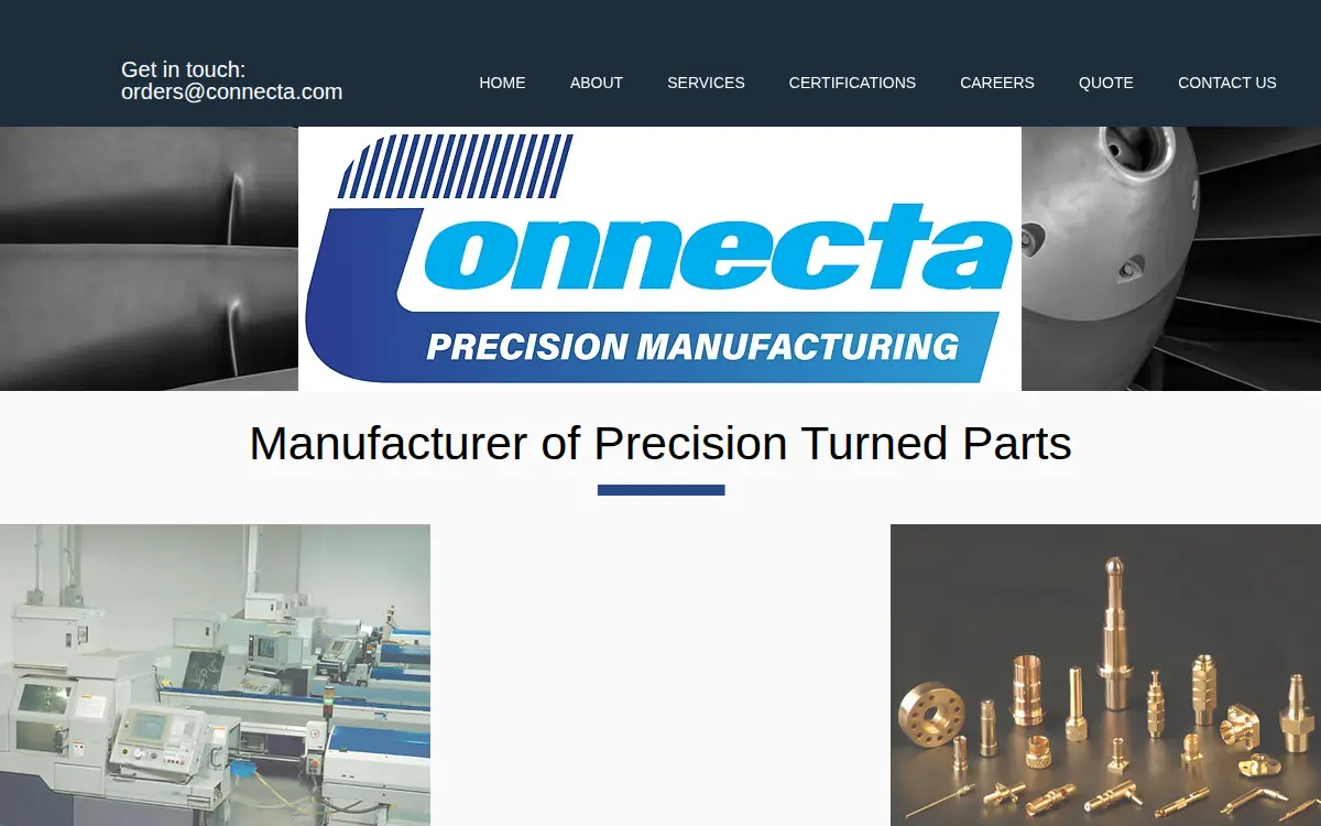Homepage of Connecta CORP